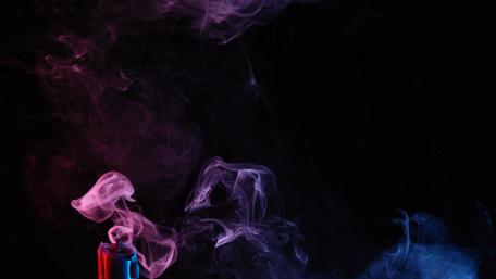 Candle smoke wallpaper