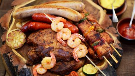 Barbecue party wallpaper