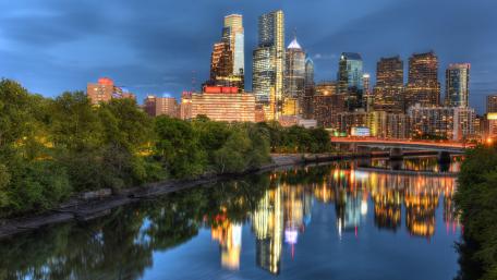 Philadelphia skyline wallpaper