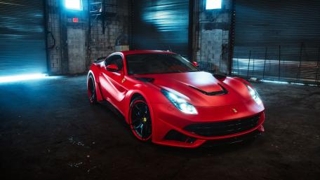Red Ferrari F12 wallpaper