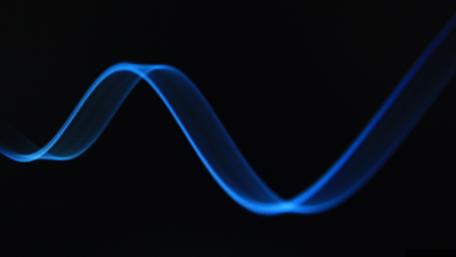 Blue wave wallpaper