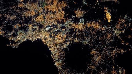 Naples at Night wallpaper