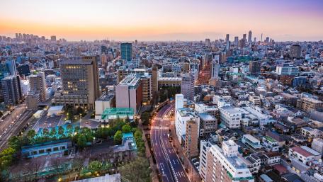 Tokyo skyline wallpaper