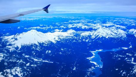 Aerial photography wallpaper