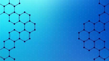 Hexagonal Harmony in Blue Mesh Magic wallpaper