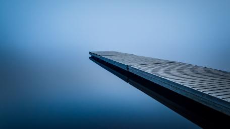 Wooden pier wallpaper