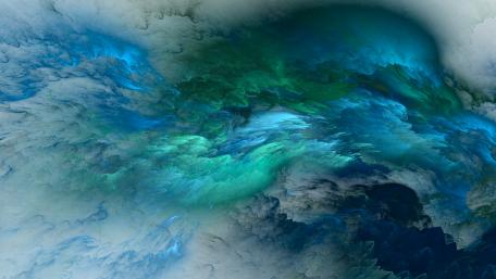 Clouds - Abstract art wallpaper