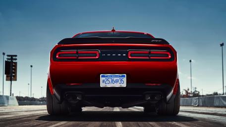 Dodge Challenger rear wallpaper