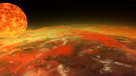 Burning sun wallpaper