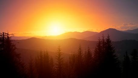 Mountain Sunrise wallpaper