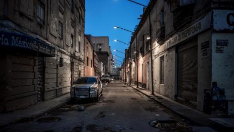 Mexico city street wallpaper