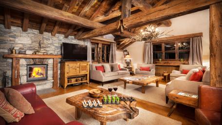 Cozy Rustic Living Room Design Inspiration wallpaper