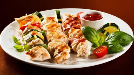 Delicious shashlik wallpaper