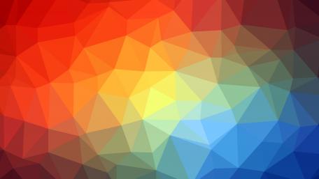 3D colorful polygon wallpaper