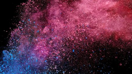 Pink explosion wallpaper