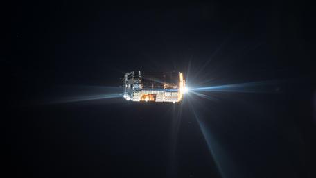 HTV-5 Approaches ISS wallpaper