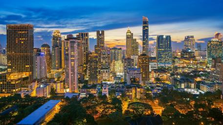 Bangkok skyline wallpaper