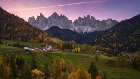 Santa Maddalena, Funes Valley wallpaper