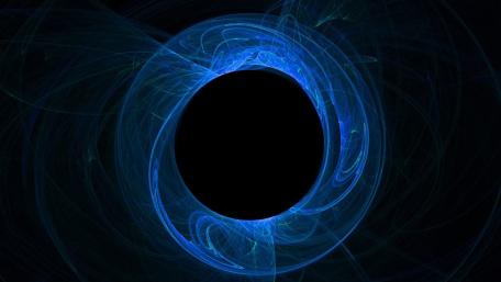 Blue circle wallpaper