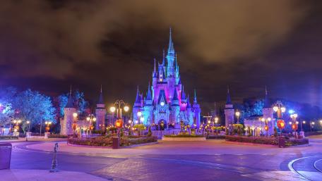 Disneyland after dark wallpaper