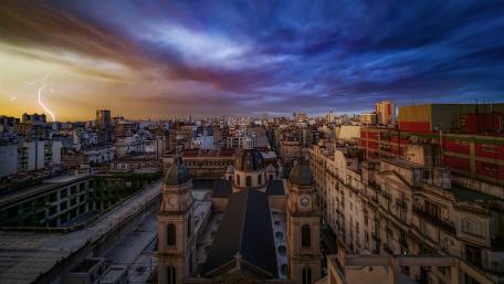 Stormy Buenos Aires wallpaper