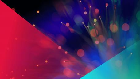 Glowing fibers abstract artwork wallpaper