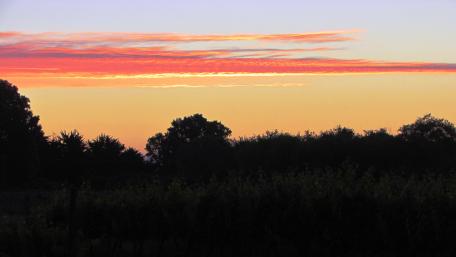 Sunset over Chille wallpaper