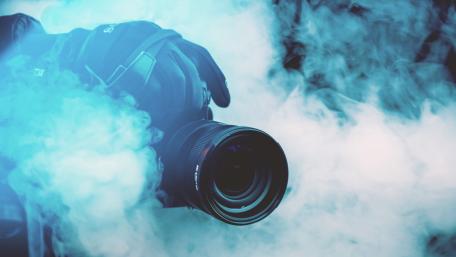 Smoke photo effect wallpaper