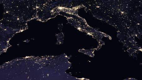 Italy Night Lights wallpaper