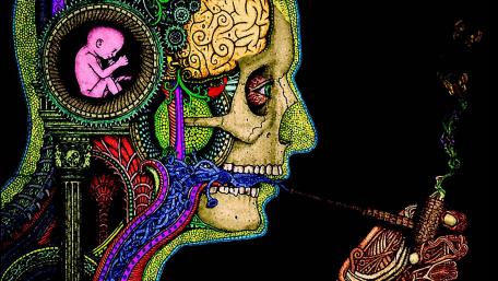 Psychodelic wallpaper