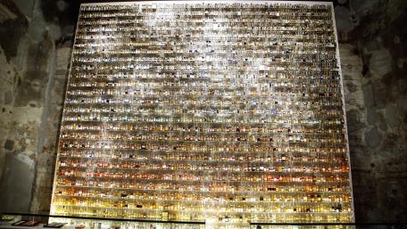 Illuminated Bottles of Wonderfulness wallpaper