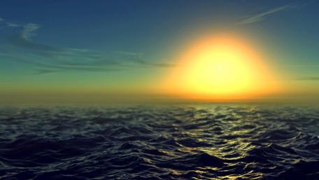 Sea sunrise wallpaper