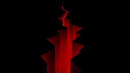 Crimson Ascendancy in Darkness wallpaper