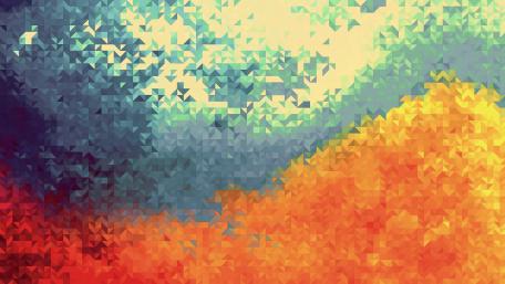 Geometric art wallpaper