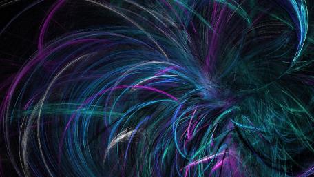 Fireworks fractal art wallpaper