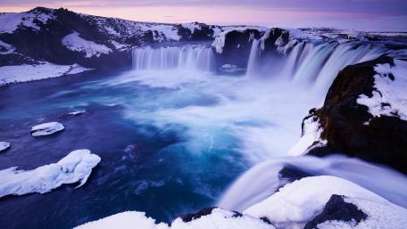 Godafoss waterfall wallpaper