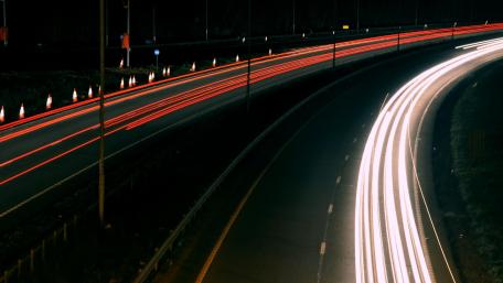 Long Exposure Light Trails wallpaper