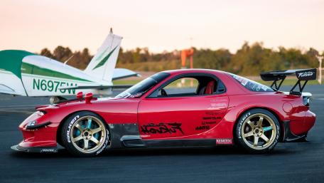 Revved Up Red Racer Wallpaper wallpaper