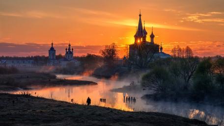 Annunciation Monastery, Dunilovo wallpaper