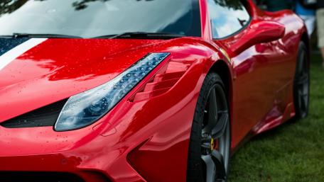 Red Ferrari 458 Exuding Luxury and Power wallpaper