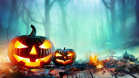 Halloween Jack-o'-lanterns wallpaper