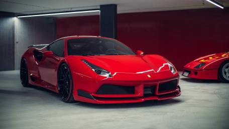 Red Ferrari Dream Machine wallpaper