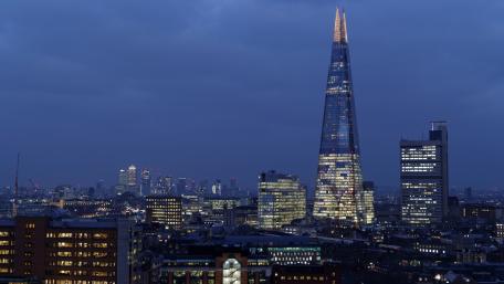 The Shard at dusk wallpaper