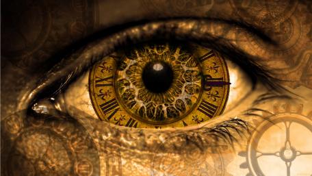 Eye - Steampunk art wallpaper
