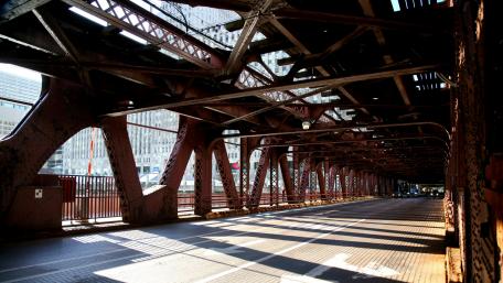 The Wells Street Bridge wallpaper