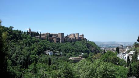 The Alhambra from Sacromonte wallpaper