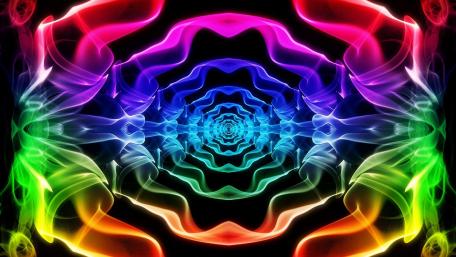 Color waves wallpaper