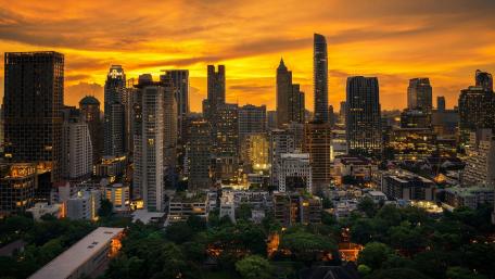 Bangkok skyline wallpaper