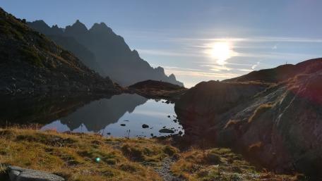 Mountain sunrise wallpaper