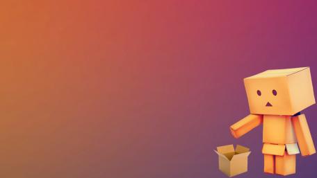 Danbo with Box wallpaper